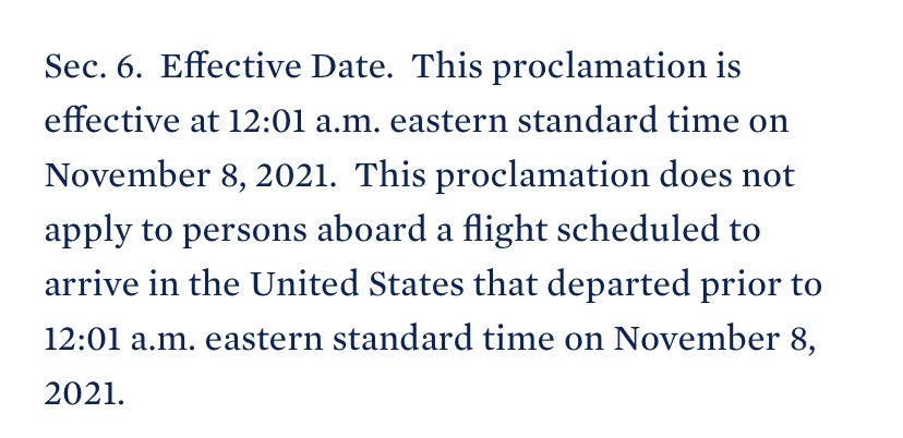 Los rumores que corrían en días pasados sobre la apertura de fronteras de Estados Unidos el próximo 8 de Noviembre, por fin se han confirmado. La Casa Blanca acaba de publicar en su web la revocación de las proclamaciones 9984, 9992, 10143, 10199 que suspendían la entrada en el país por motivos de la pandemia. [&hellip;]